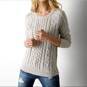 American Eagle Cable Knit Sweater
